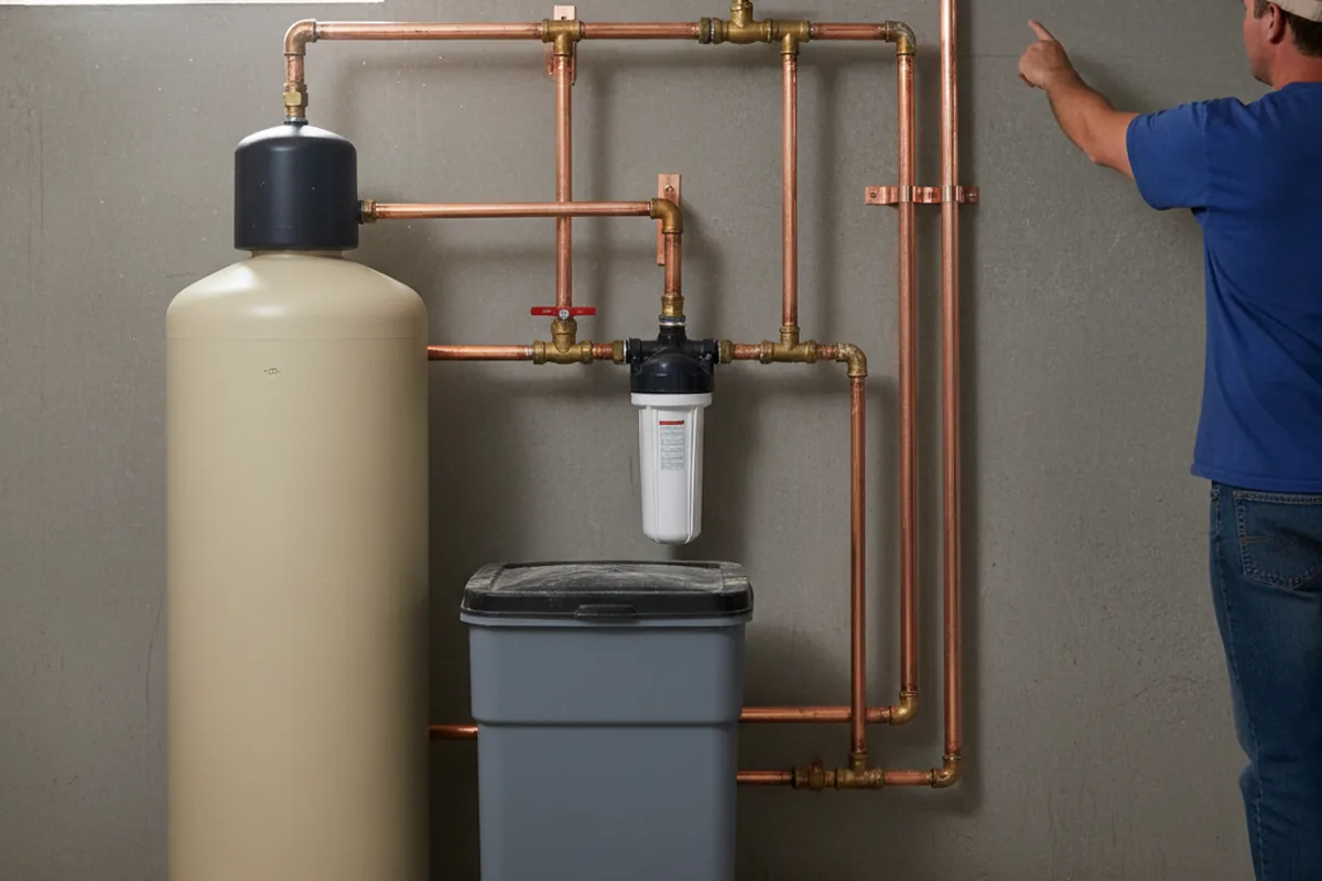 Whole-house water treatment system installed in West Hamlin
